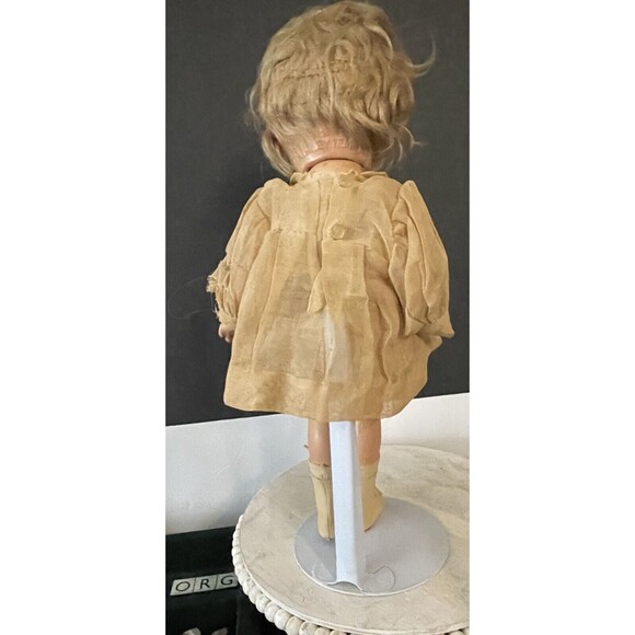 Vintage 1930s Ideal All Composition Shirley Temple 18" Marked Doll Adorable! - Picture 2 of 7